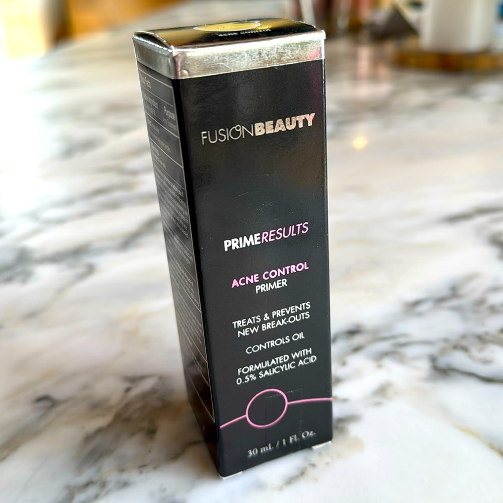 Fusion Beauty Prime Results Acne Control Primer w/ .5% Salicylic Acid - Picture 2 of 9